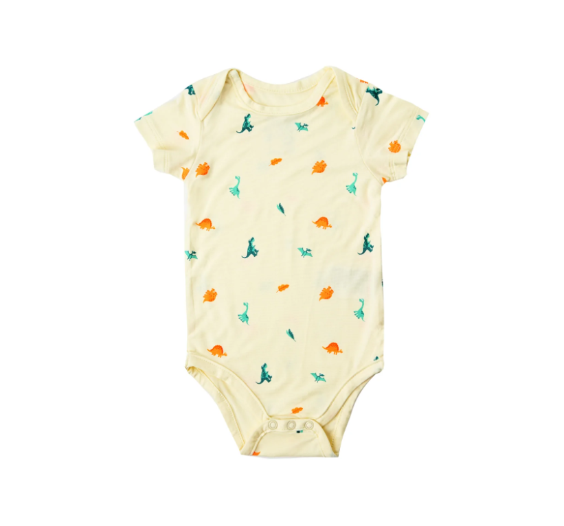 NOTTOOBIG Bamboo Spandex Bodysuits - Dino-Bebehaus