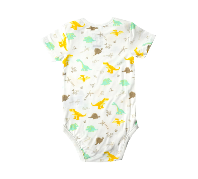 NOTTOOBIG Bamboo Spandex Bodysuits - Dino-Bebehaus