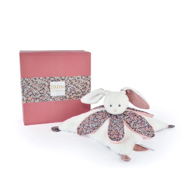 Doudou Boh'Aime - Pink Rabbit Doudou Petal-Bebehaus