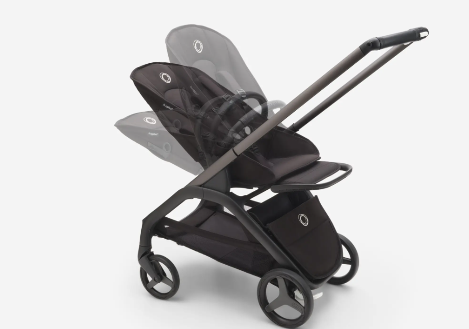 Bugaboo Dragonfly in Asia Black (CANOPY NOT INCLUDED) -Bebehaus