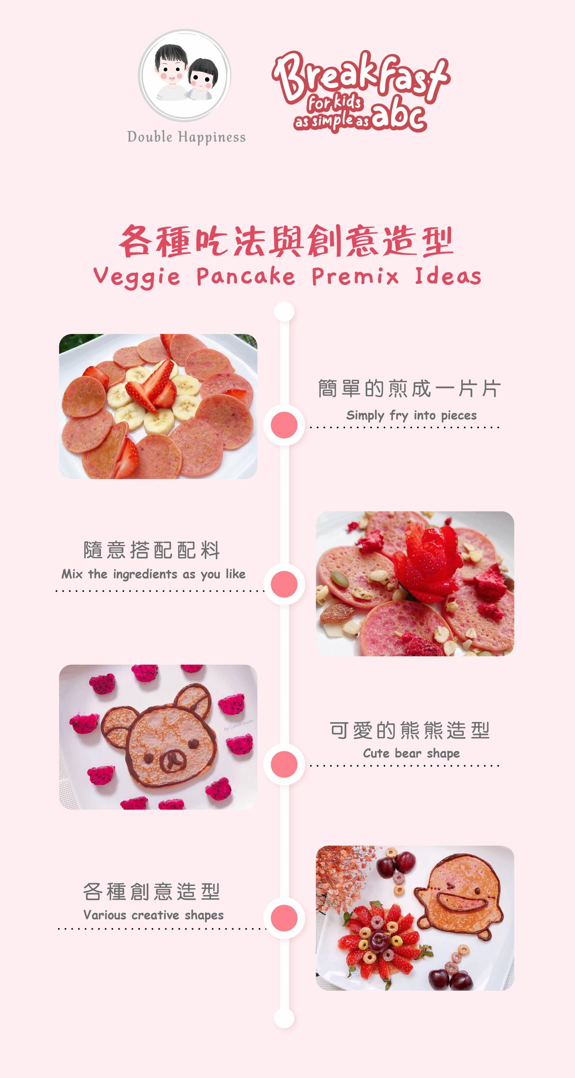 Double Happiness Baby Veggie Pancake Premix-Bebehaus