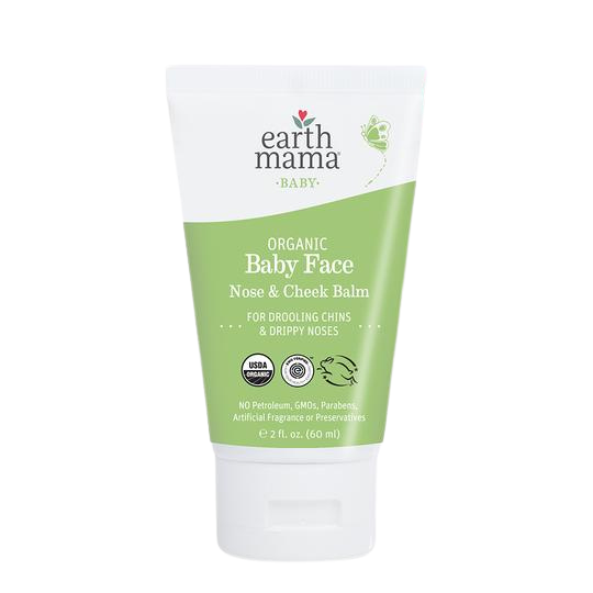 Earth Mama Baby Face Organic Nose & Cheek Balm 60ml/15ml-Bebehaus
