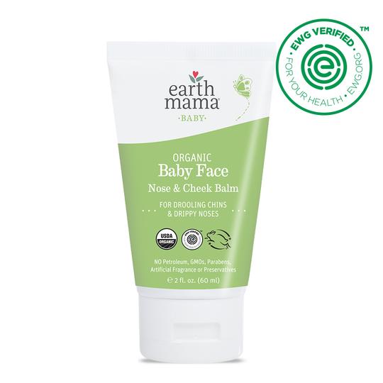 Earth Mama Baby Face Organic Nose & Cheek Balm 60ml/15ml-Bebehaus