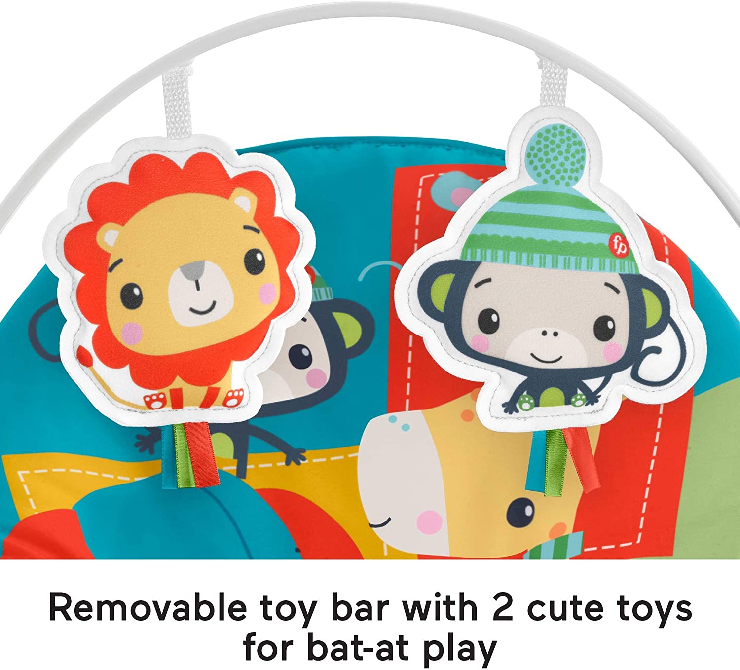 Fisher Price Newborn-to-Toddler Portable Rocker - Colorful Jungle-Bebehaus