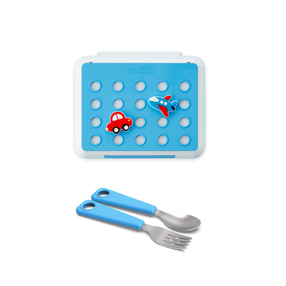 FLEXNLOCK Bundle Set (Lunchbox and Spoon/Fork Set)-Bebehaus