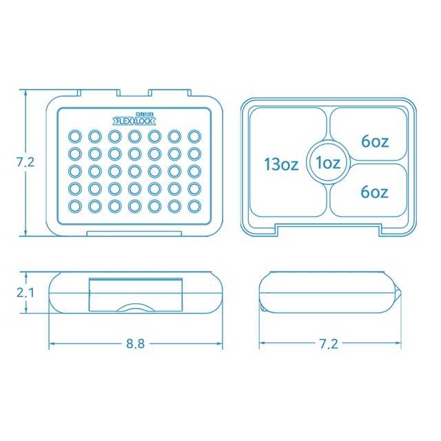 FLEXNLOCK Lunchbox Kids Set-Bebehaus
