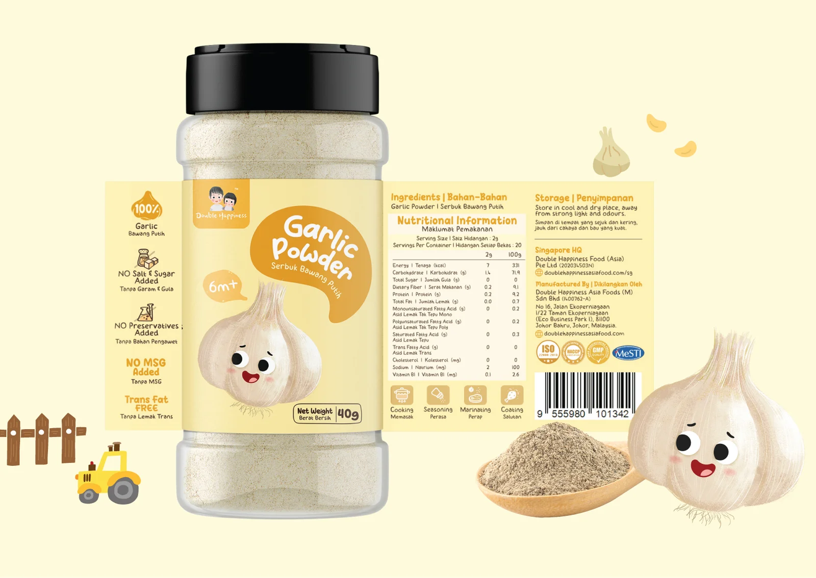 Double Happiness - Garlic Powder