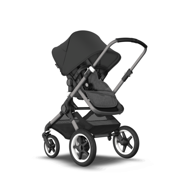 [Display Unit] Bugaboo Fox3 Graphite Frame/Grey Melange Seat/Black Canopy-Bebehaus
