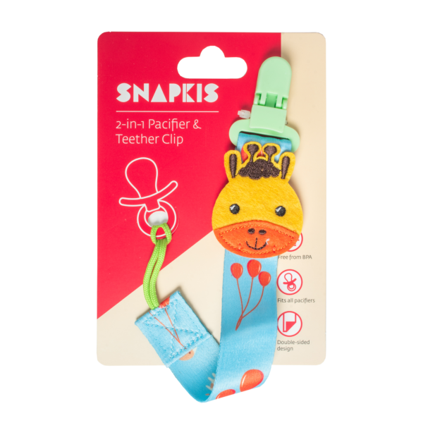 Snapkis Pacifier & Teether Clip-Bebehaus