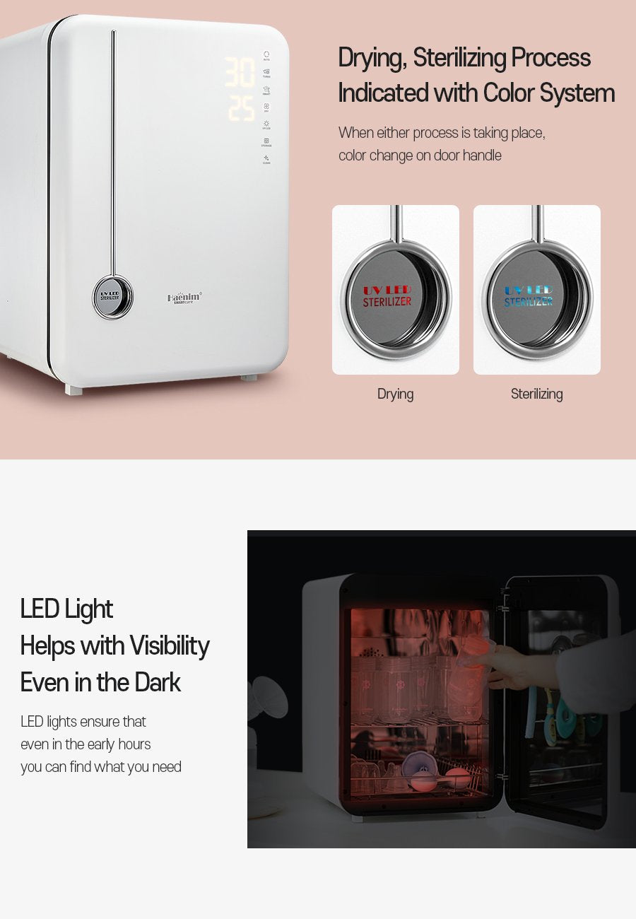 Haenim 4G+ Smart Classic UV LED Electric Sterilizer-Bebehaus