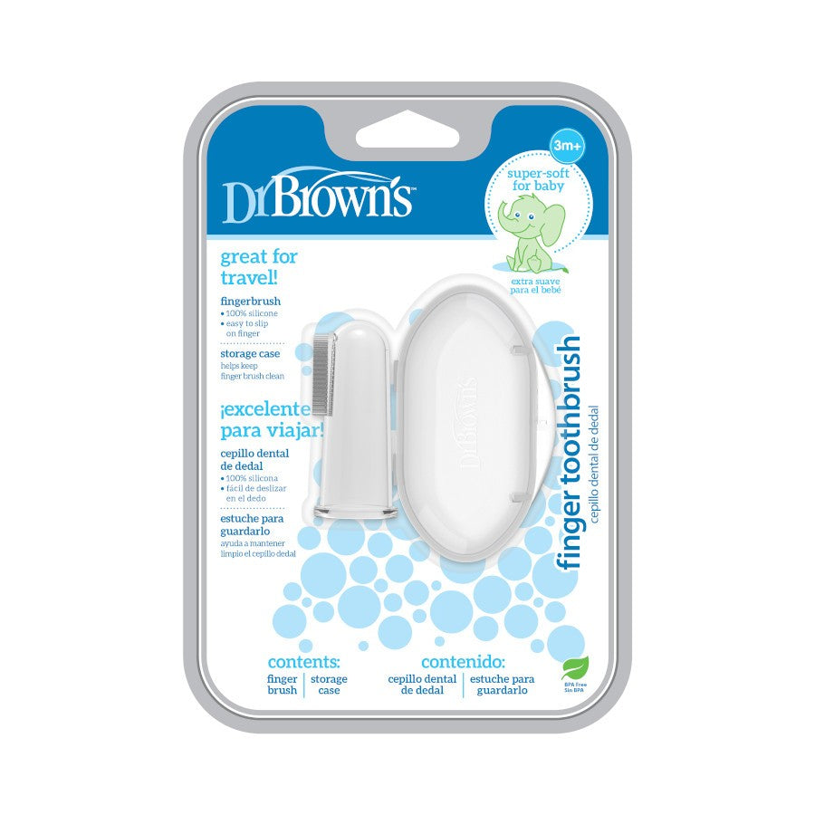 Dr. Brown's Silicone Finger Toothbrush-Bebehaus