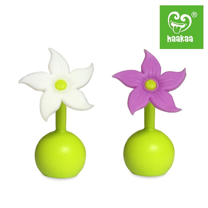 Haakaa Silicone Breast Pump Flower Stopper-Bebehaus
