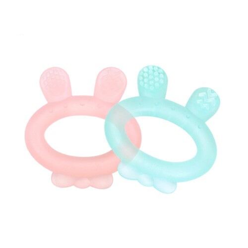 Haakaa Silicone Rabbit Ear Teether-Bebehaus