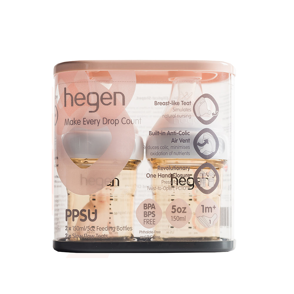 Hegen 150ml/5oz Feeding Bottle (2 pack)-Bebehaus