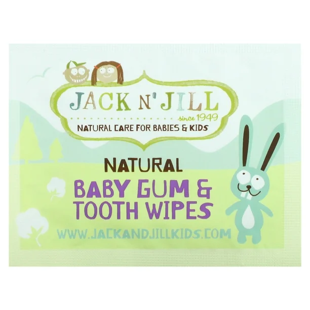 Jack n Jill Natural Baby Gum & Tooth Wipes