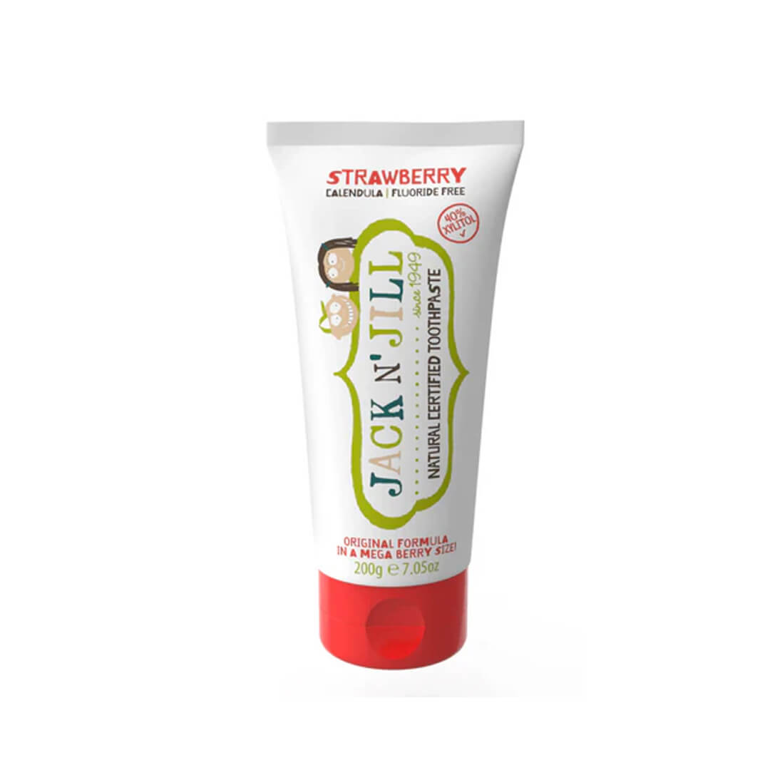 Jack n Jill Natural Toothpaste Organic Strawberry 200g