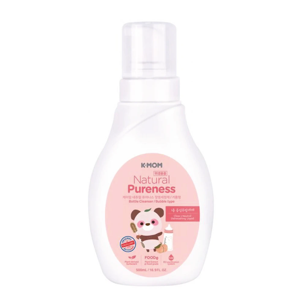 K-MOM Baby Bottle Cleanser Bubble Type 500ML-Bebehaus