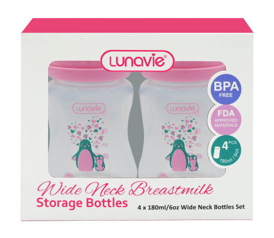 Lunavie Wide Neck Storage Bottle - Green - Fravi Sdn Bhd (Bebehaus) 562119-D