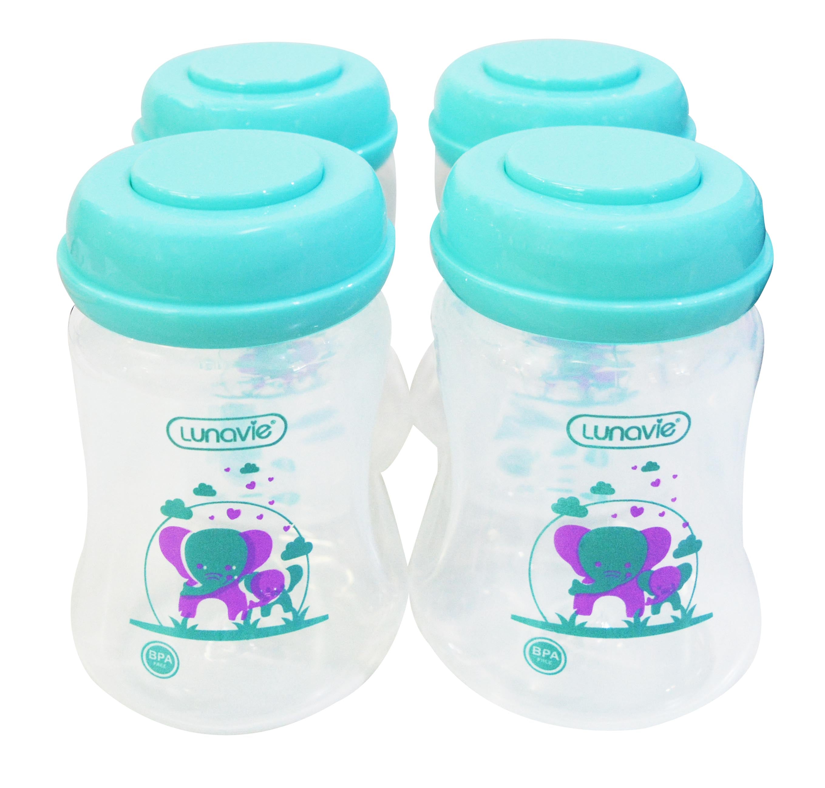 Lunavie Wide Neck Storage Bottle - Green-Bebehaus