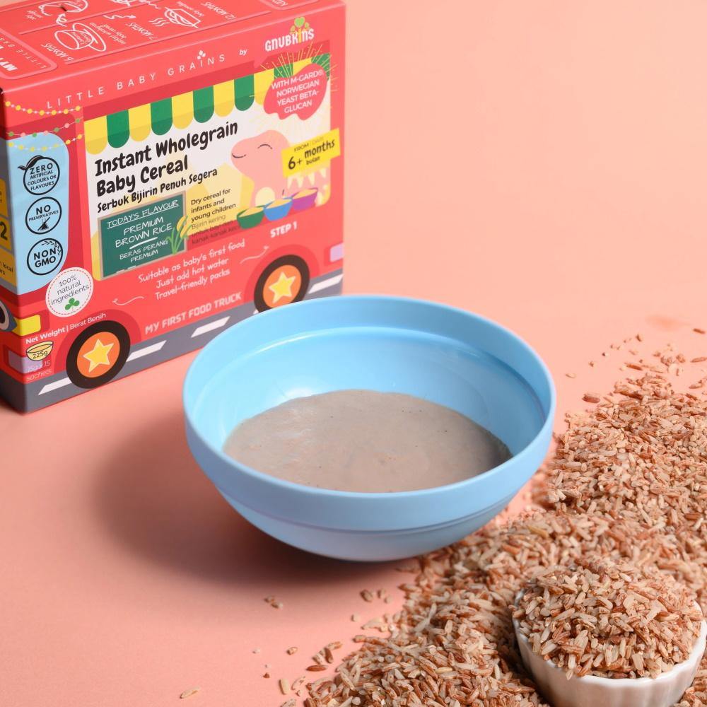 Little Baby Grains Premium Brown Rice Instant Cereal-Bebehaus