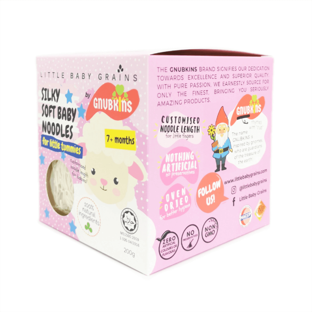 Little Baby Grains Silky Soft Baby Noodles (7+ Months)-Bebehaus