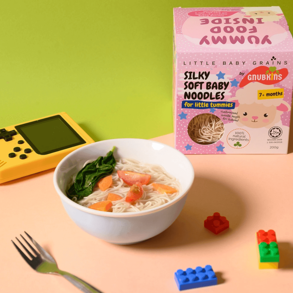Little Baby Grains Silky Soft Baby Noodles (7+ Months)-Bebehaus