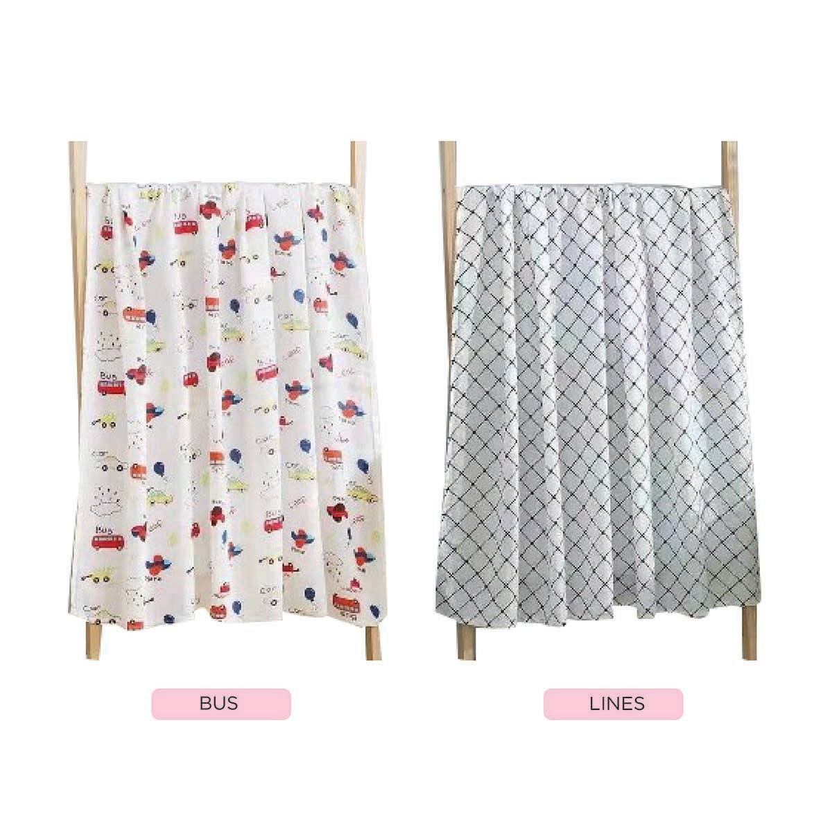 Lunavie Bamboo Muslin Swaddle (120cm x 120cm)-Bebehaus