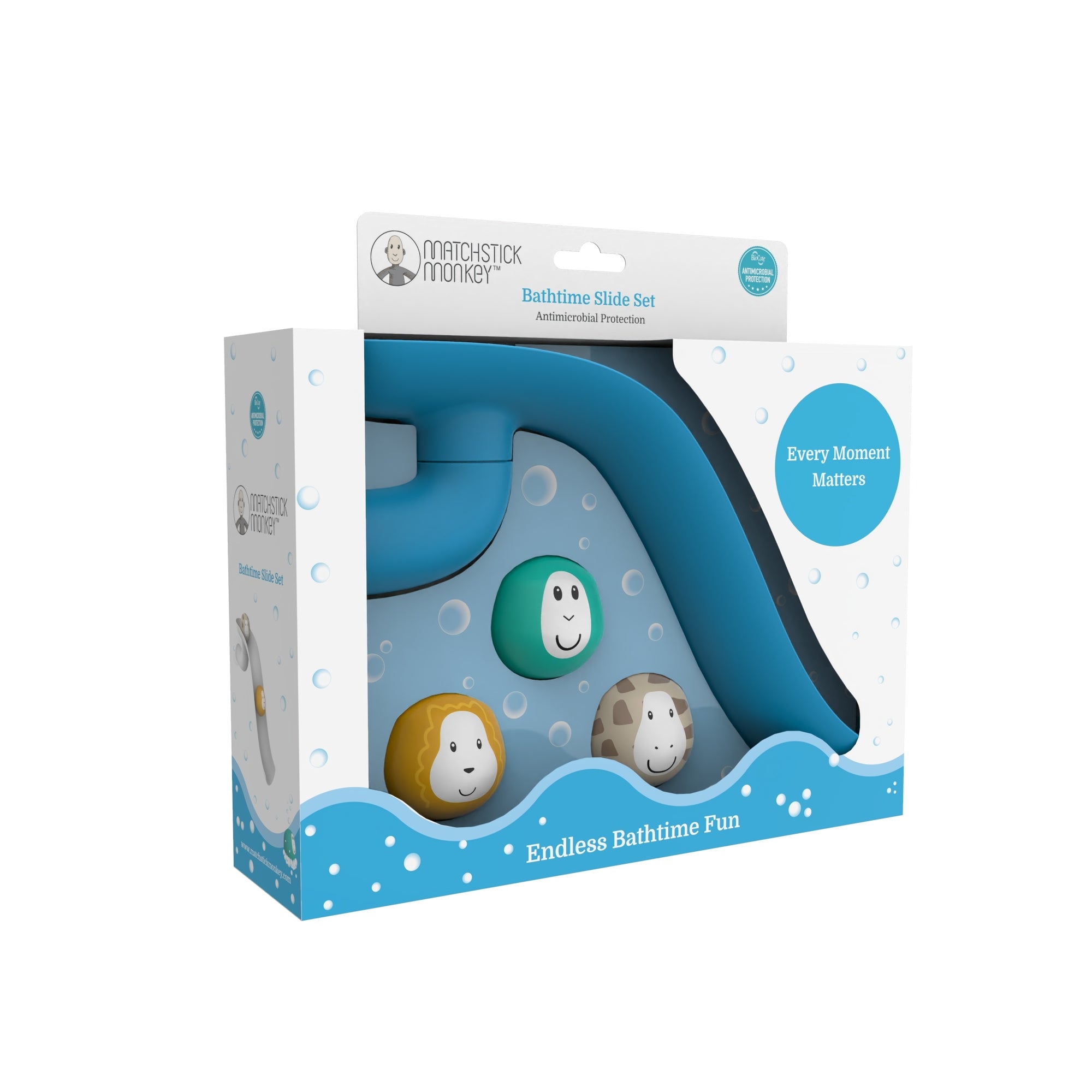 Matchstick Monkey Bathtime Slide Set-Bebehaus