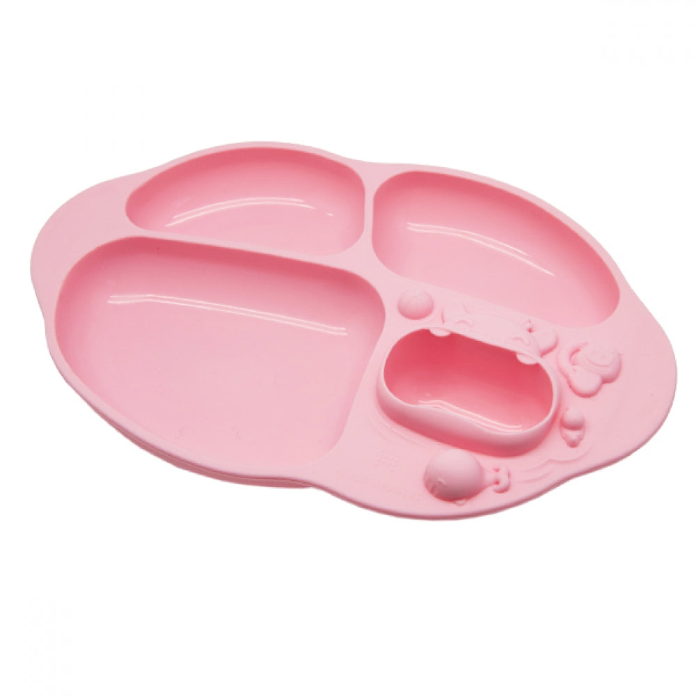 Marcus & Marcus Yummy Dip Suction Divided Plate-Bebehaus