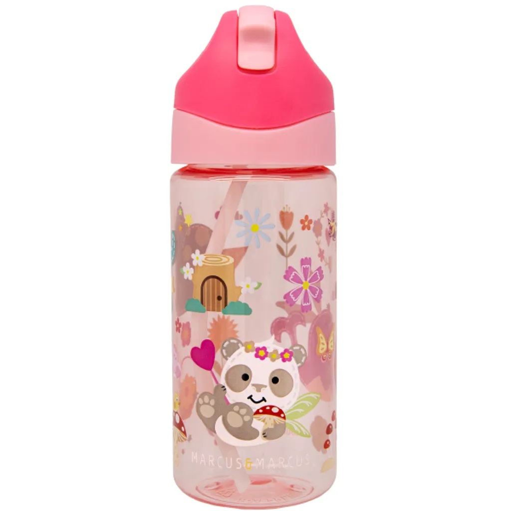 Marcus & Marcus Antibacterial Tritan Straw Bottle-Bebehaus