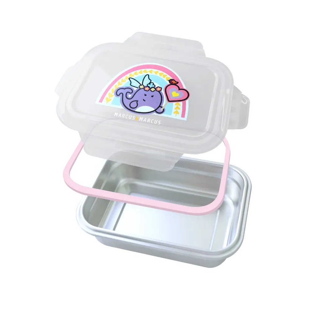 Marcus & Marcus 2-Tier Stainless Steel Lunch Box-Bebehaus