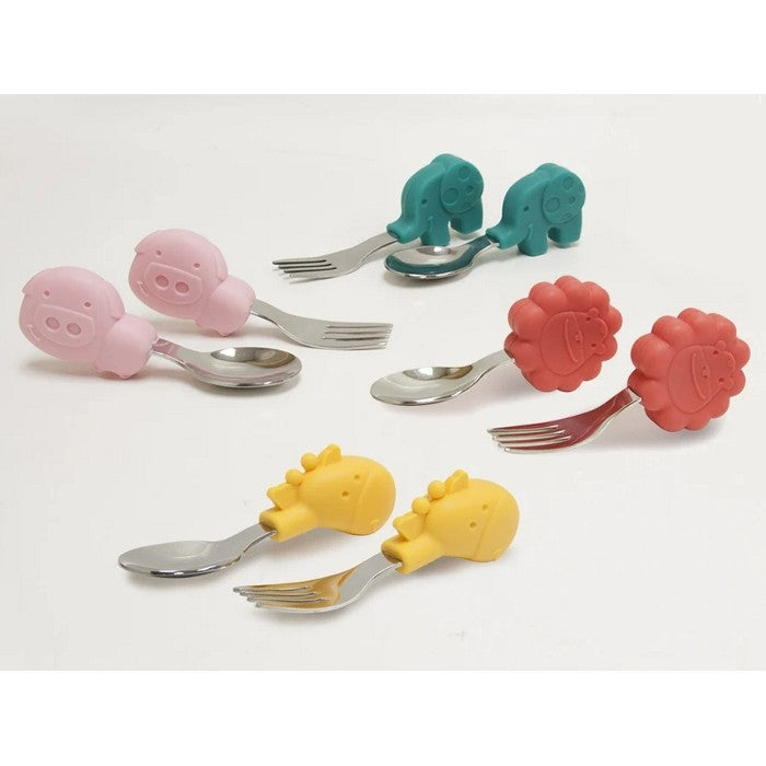 Marcus & Marcus Palm Grasp Spoon & Fork Set-Bebehaus