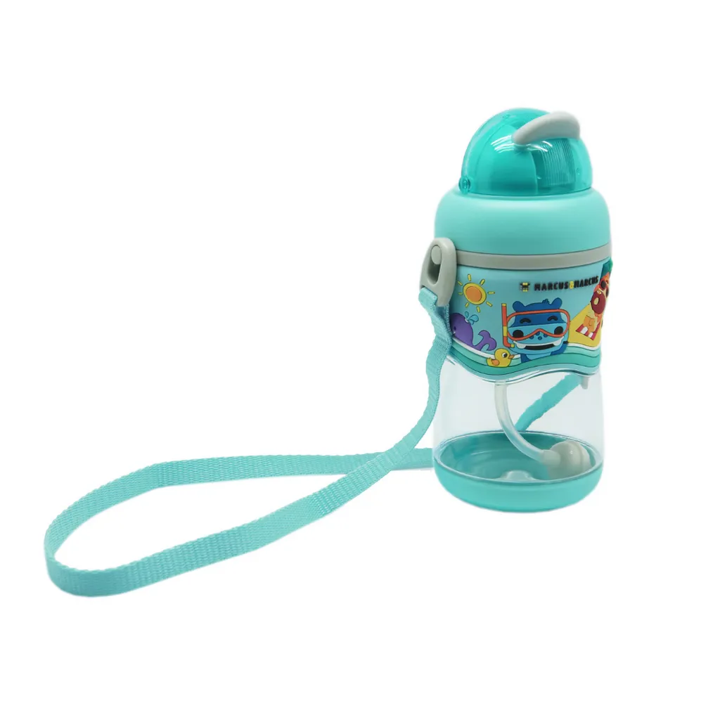 Marcus & Marcus 2 Stage Tritan Straw Bottle (Pink/Blue)-Bebehaus