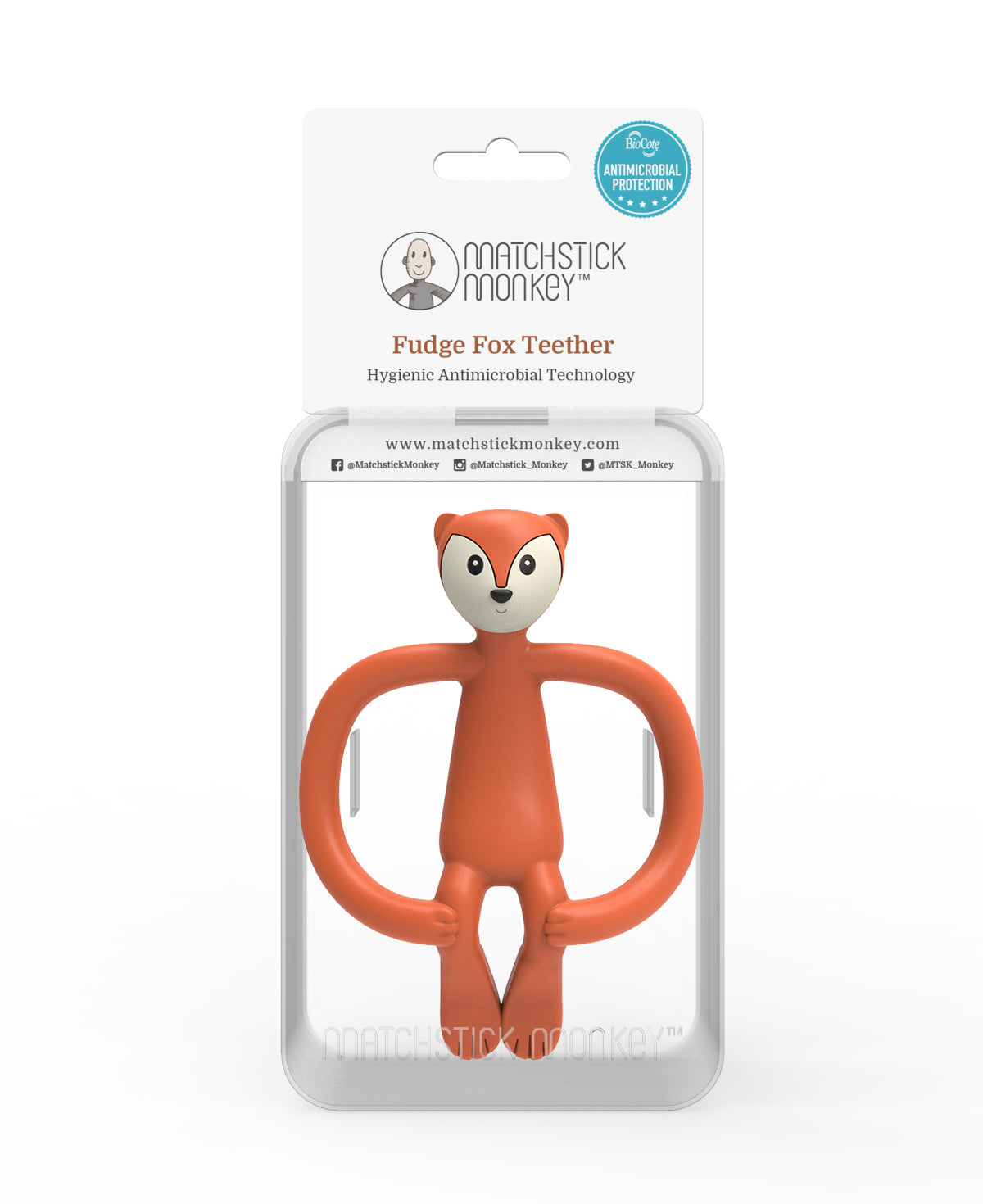 Matchstick Monkey Animal Teether-Bebehaus