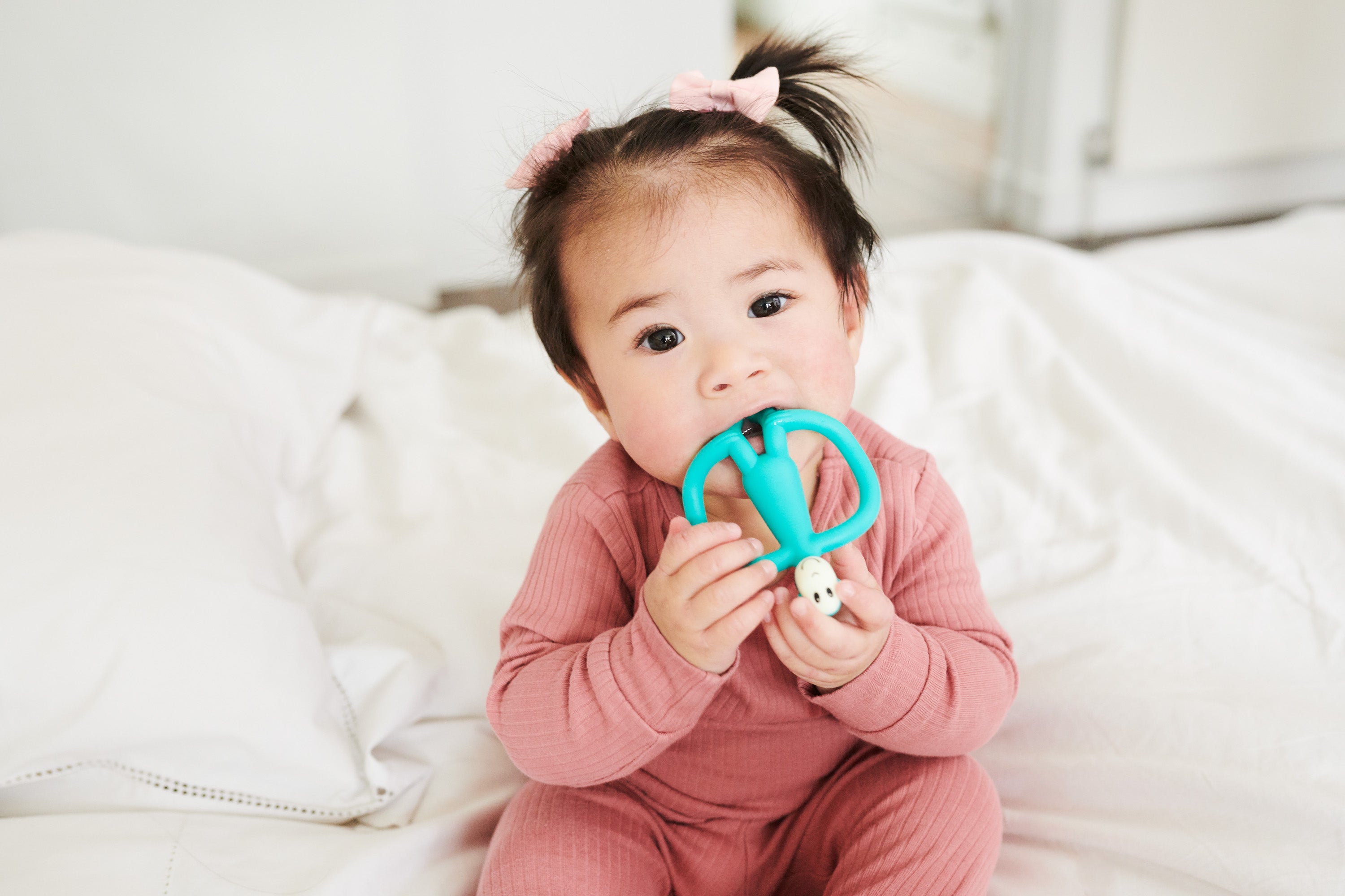 Matchstick Monkey Teething Toy With Tail-Bebehaus