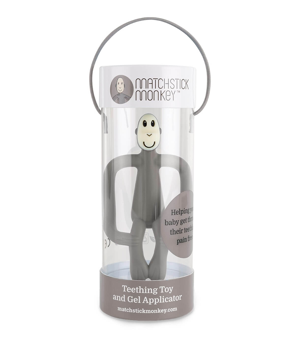 Matchstick Monkey Teething Toy With Tail-Bebehaus