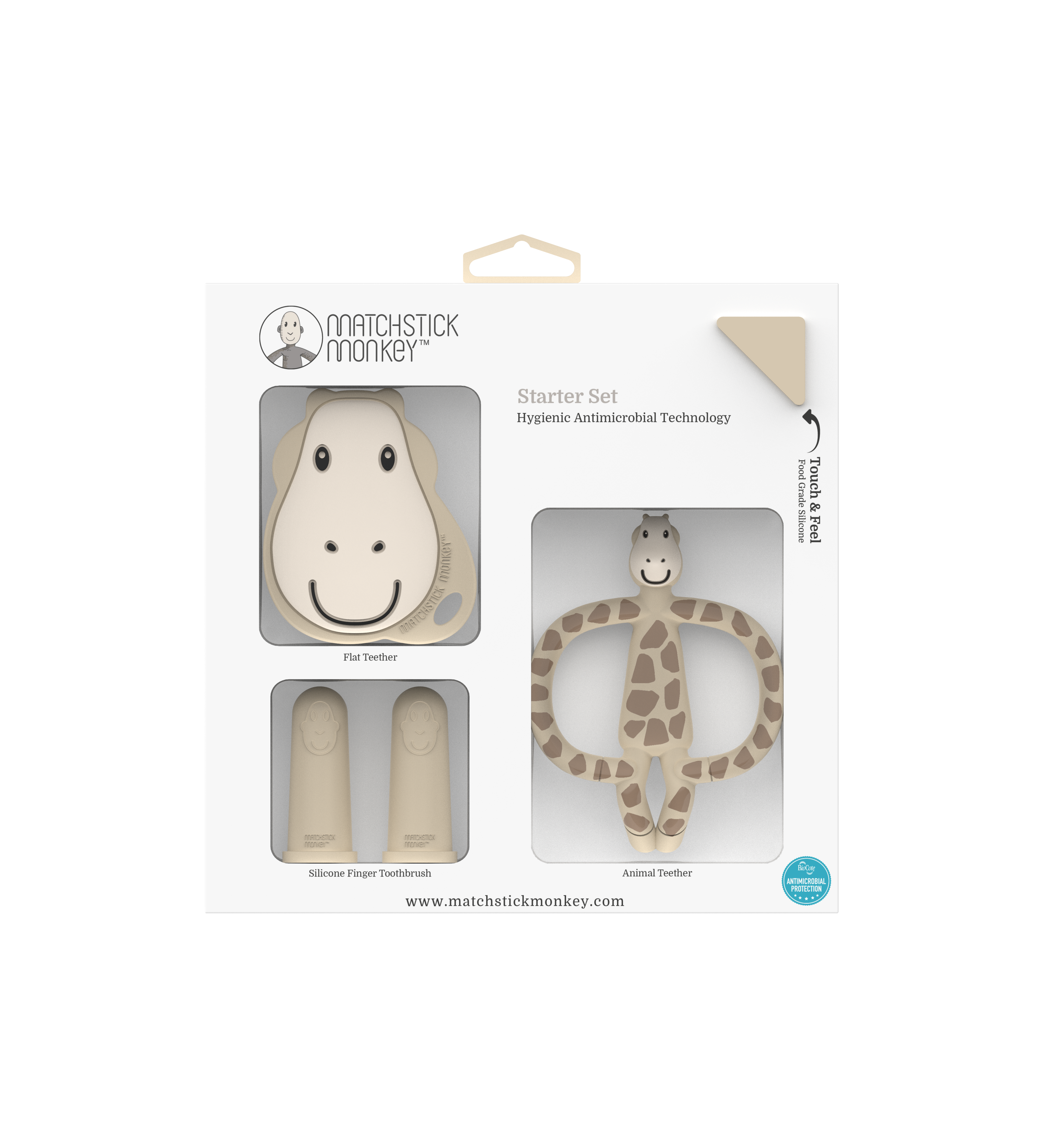 Matchstick Monkey Teething Starter Set-Bebehaus