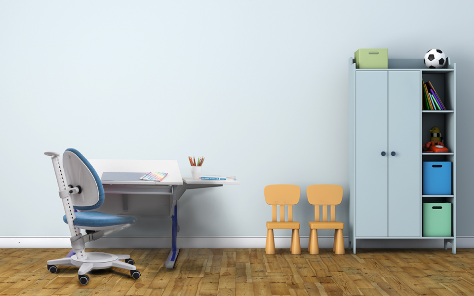 Moll Bandit Compact Ergonomic Study Table-Bebehaus