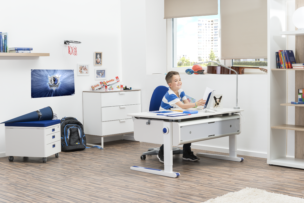 Moll Champion Ergonomic Study Table-Bebehaus