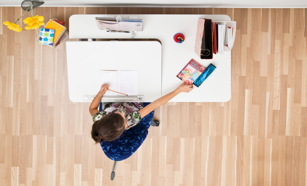 Moll Champion Ergonomic Study Table-Bebehaus