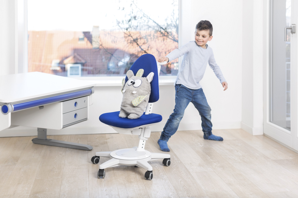 Moll Maximo Ergonomic Study Chair - Grey Frame-Bebehaus