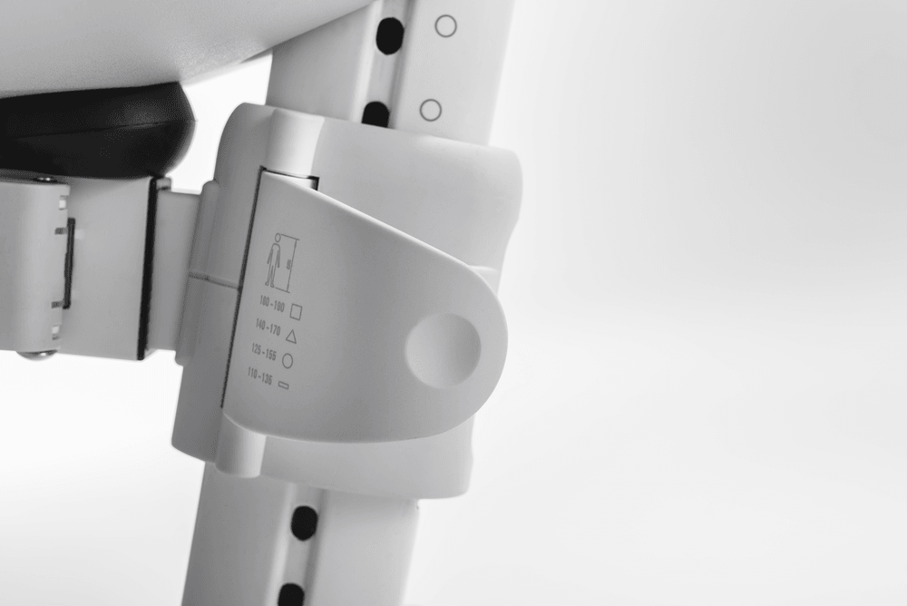 Moll Maximo Ergonomic Study Chair - White Frame-Bebehaus