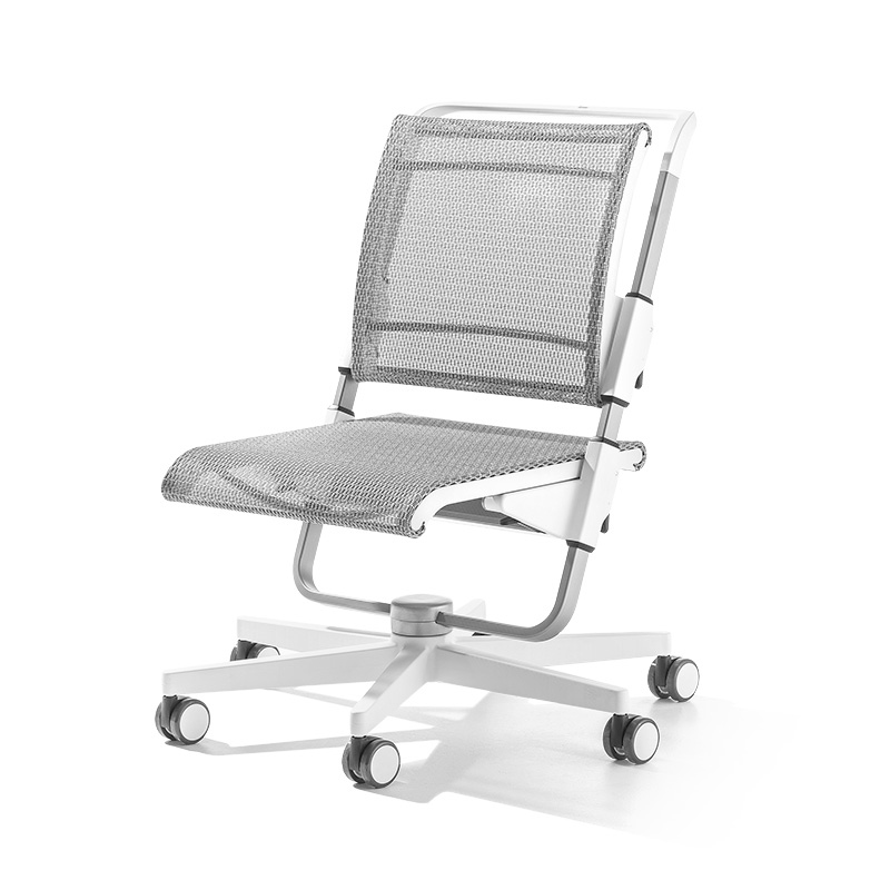 Moll Scooter Ergonomic Study Chair - Grey-Bebehaus