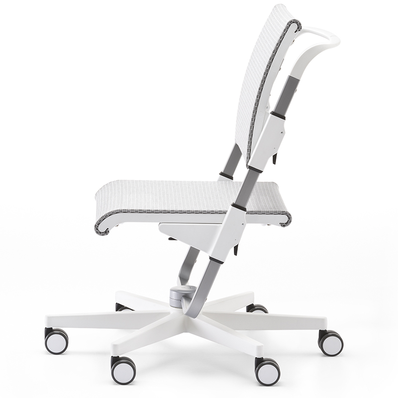 Moll Scooter Ergonomic Study Chair - Grey-Bebehaus