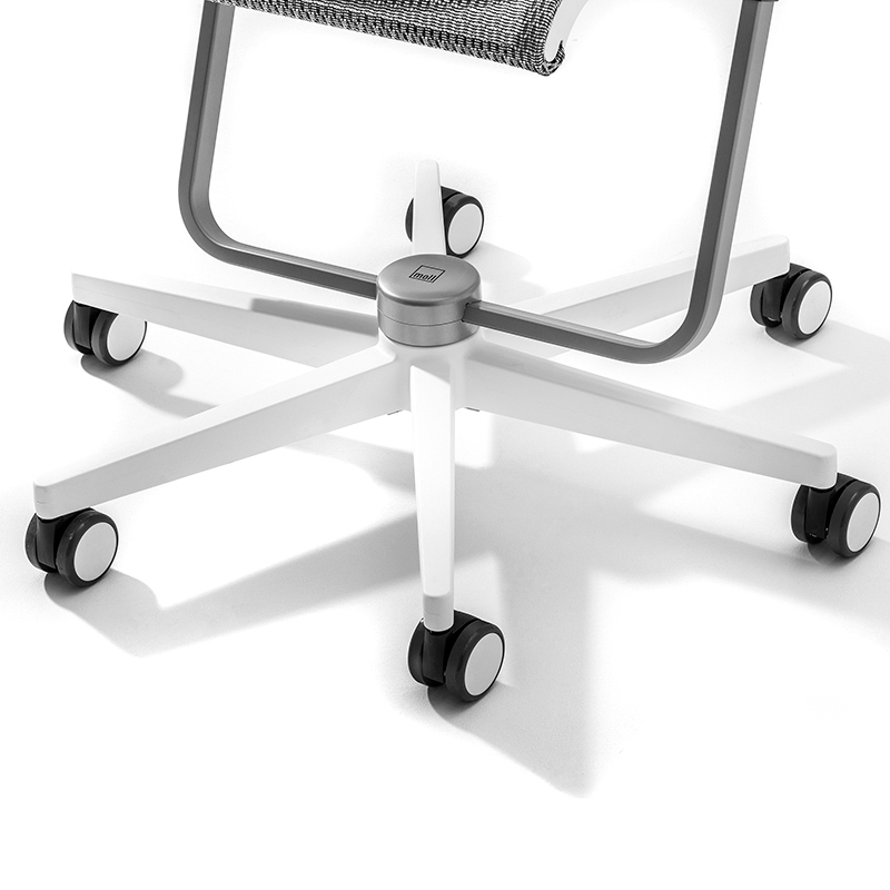 Moll Scooter Ergonomic Study Chair - Grey-Bebehaus
