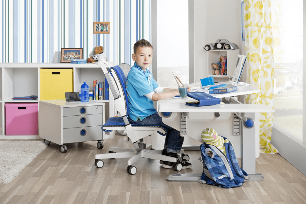Moll Winner Split Ergonomic Study Table-Bebehaus