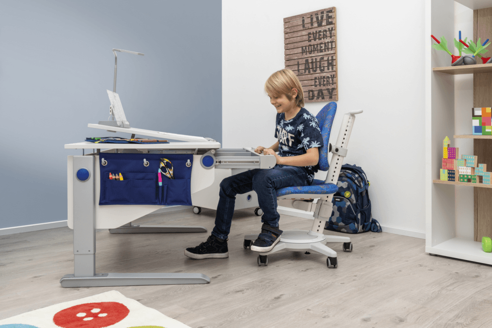 Moll Winner Split Ergonomic Study Table-Bebehaus