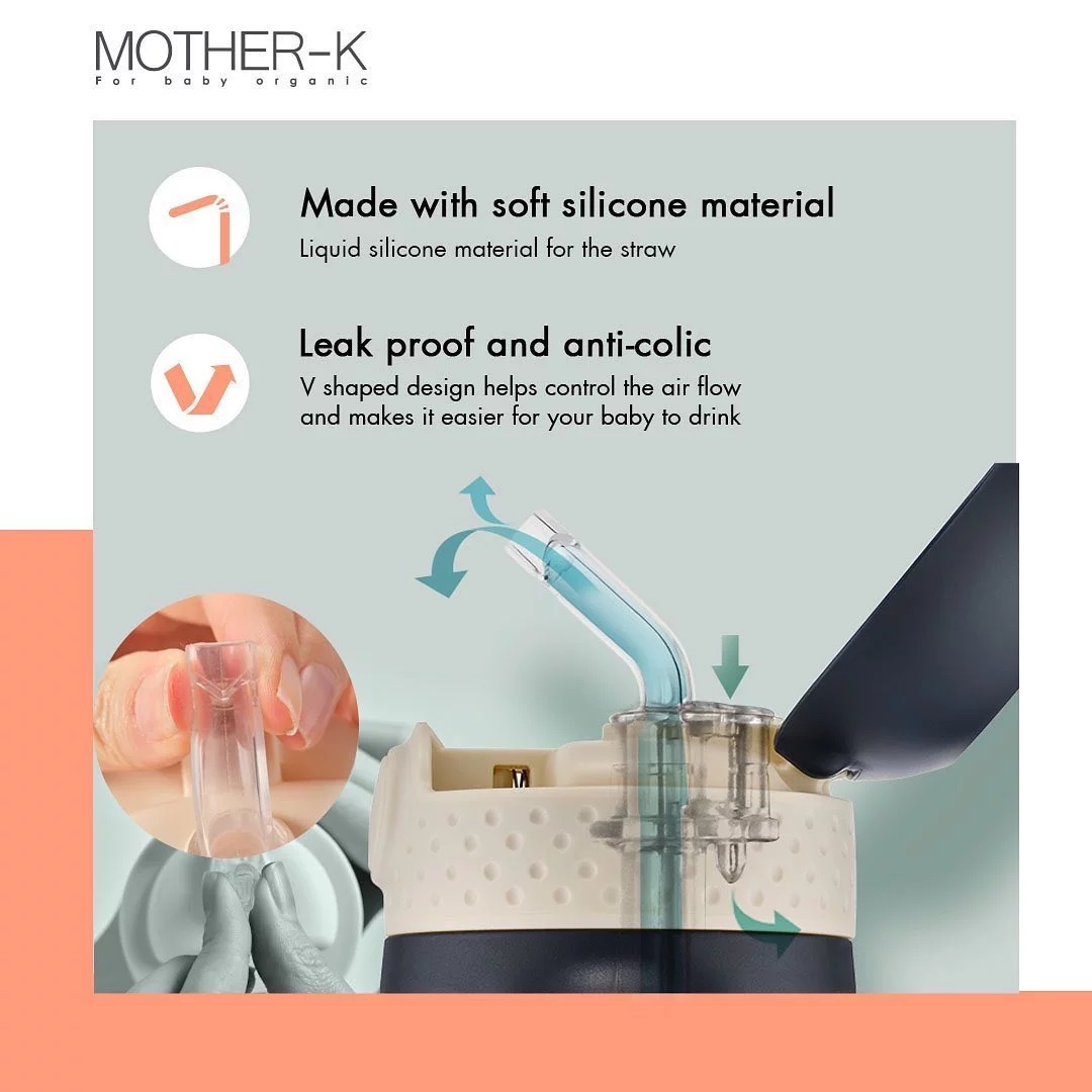 MOTHER-K Hug Weighted Straw Replacement 2pcs-Bebehaus