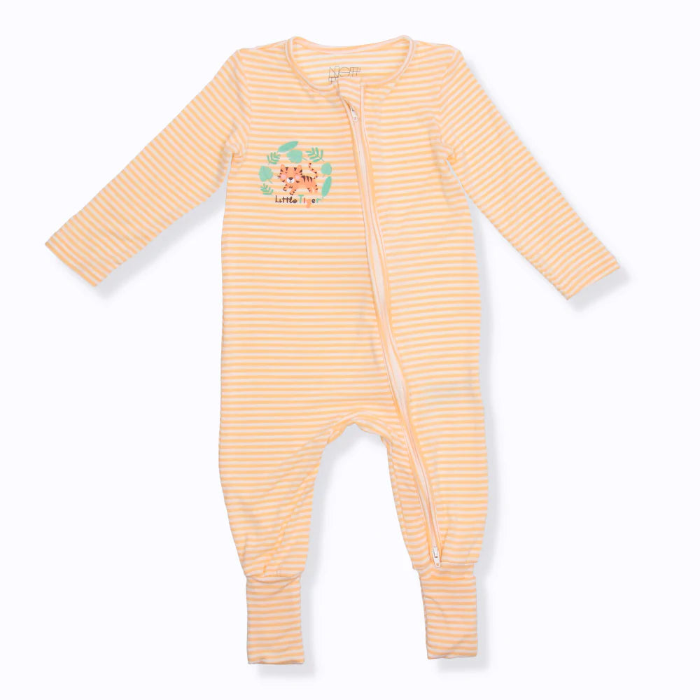NOTTOOBIG Bamboo Spandex Sleepsuits - Tiger-Bebehaus