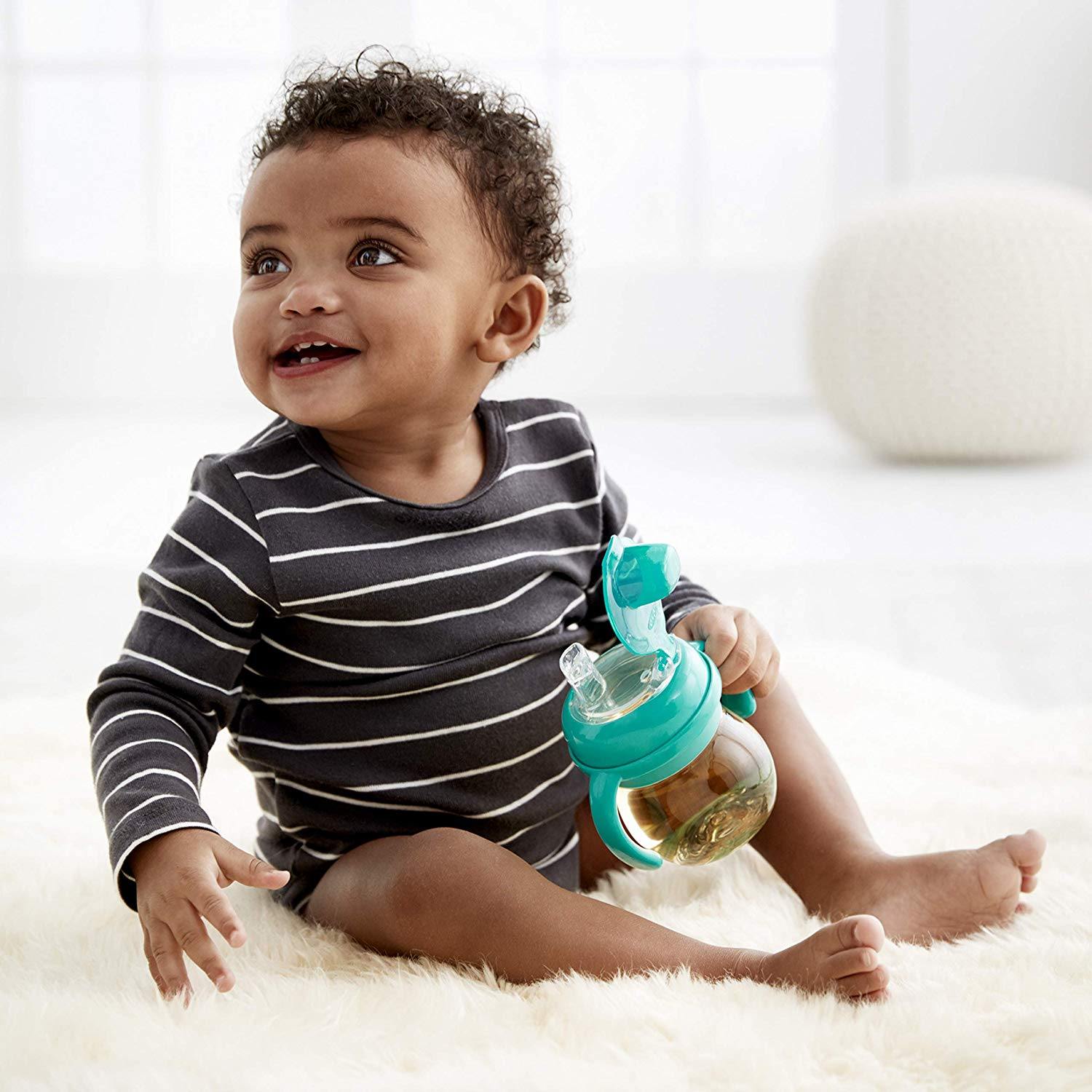 Oxo Tot Grow Soft Spout Cup w/ Removable Handles 6oz-Bebehaus